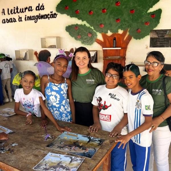 Educação Ambiental promove ação contra queimadas na Escola Municipal Antônio Waquim