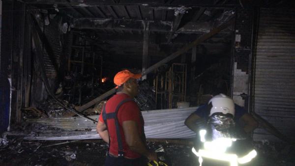 Ap&oacute;s o inc&ecirc;ndio(Imagem:FlorianoNews)