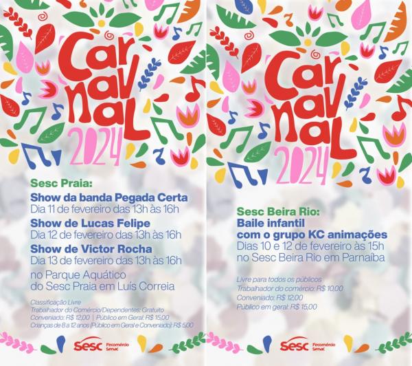 Carnaval no Sesc tem divers&atilde;o para toda fam&iacute;lia(Imagem:Divulga&ccedil;&atilde;o)