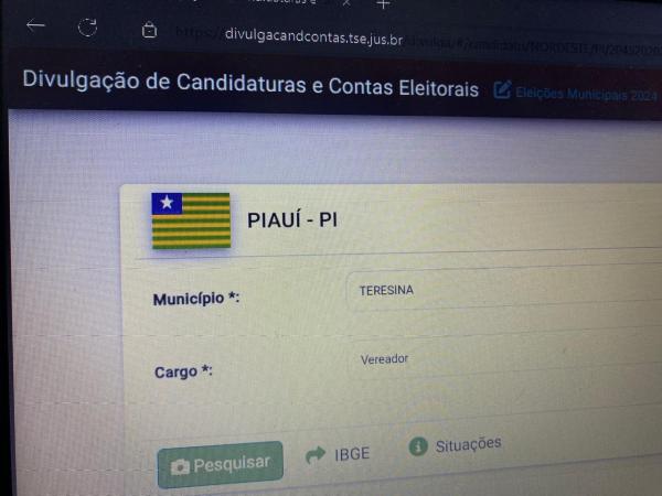 Piauí registra 3.358 pedidos de candidaturas para as Eleições 2024