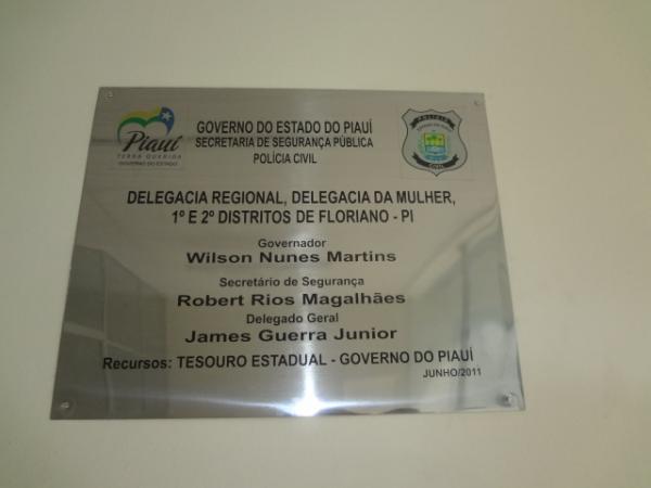 Delegacia Regional de Floriano segue novo modelo e n&atilde;o possui celasDelegacia Regional de Floriano segue novo modelo e n&atilde;o possui celas.(Imagem:FlorianoNews)