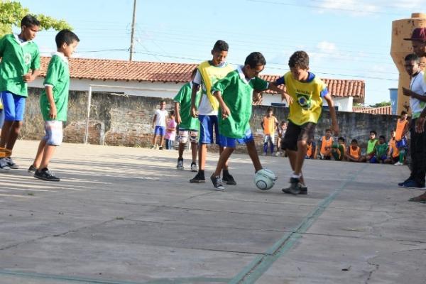 Escola Municipal Ant&ocirc;nio Nivaldo realiza I Intercolegial.(Imagem:Secom)