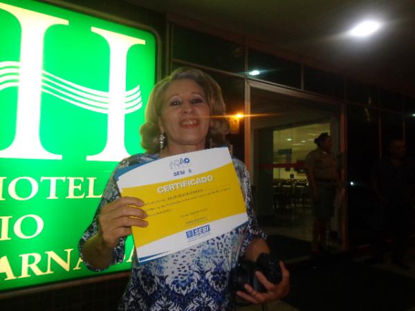 Parceiros receberam certificado por participa&ccedil;&atilde;o no A&ccedil;&atilde;o Global de Floriano.(Imagem:FloriaNonews)
