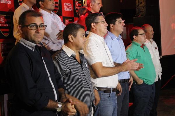 Apresenta&ccedil;&atilde;o da nova diretoria do Flamengo-PI.(Imagem: Emanuele Madeira/Globoesporte.com)