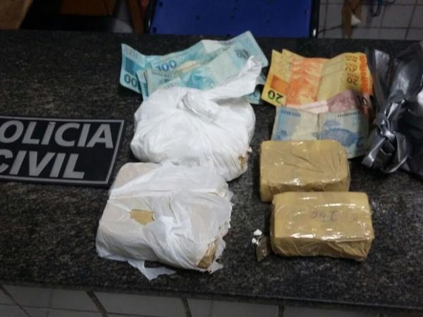 Polícia prende cinco pessoas e apreende droga em ação na BR-404