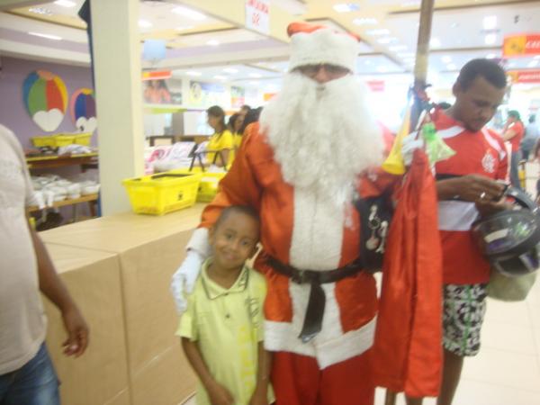 Momento Papai Noel(Imagem:reda&ccedil;&atilde;o)