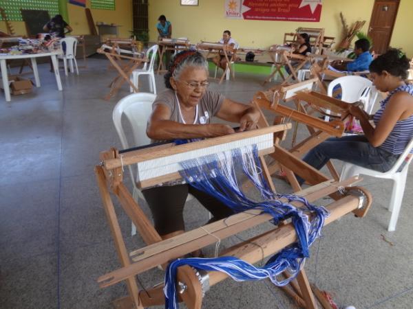 Funda&ccedil;&atilde;o Pavel promove curso de Tecelagem Manual em Bar&atilde;o de Graja&uacute;.(Imagem:FlorianoNews)
