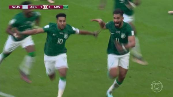Melhores momentos: Argentina 1 x 2 Ar&aacute;bia Saudita pelo grupo C da Copa do Mundo 2022.(Imagem:Divulga&ccedil;&atilde;o)