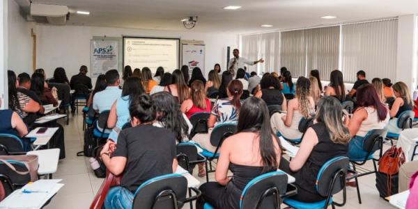 Servidores da Saúde de Floriano participam de oficina regional para qualificação dos indicadores da Atenção Primária(Imagem:Secom)