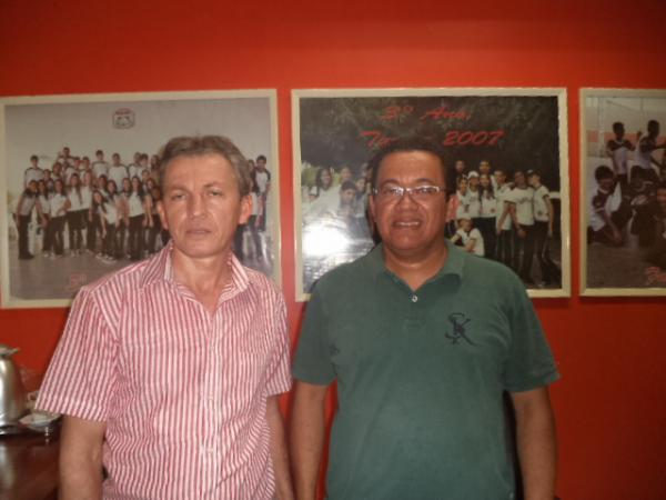 Genival e Marcos Aur&eacute;lio(Imagem:FlorianoNews)