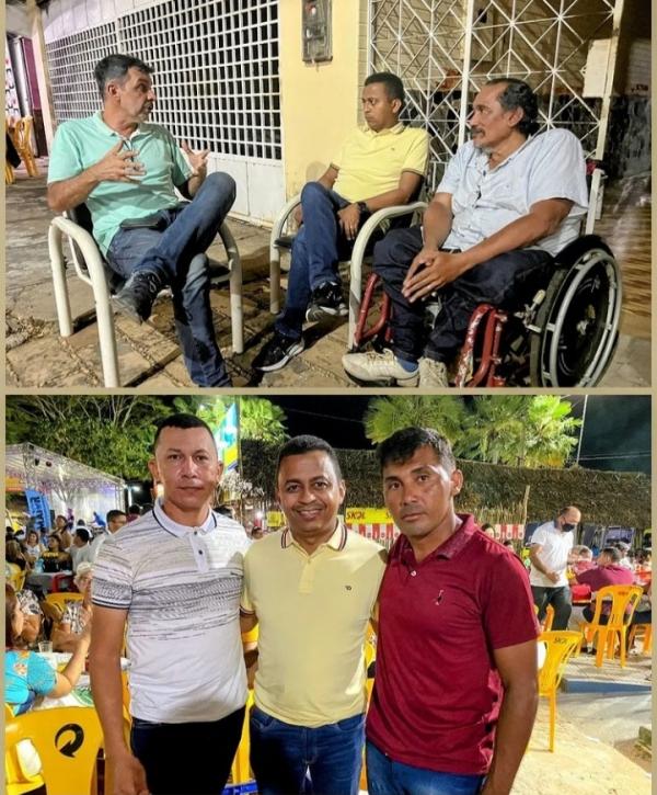 Deputado Francisco Costa participa da abertura de festejo em Campo Maior(Imagem:Reprodu&ccedil;&atilde;o)