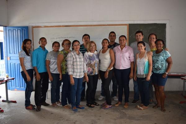 Professores da Escola M. Pe. Pedro Barroso participam de encontro pedag&oacute;gico.(Imagem:Waldemir Miranda)