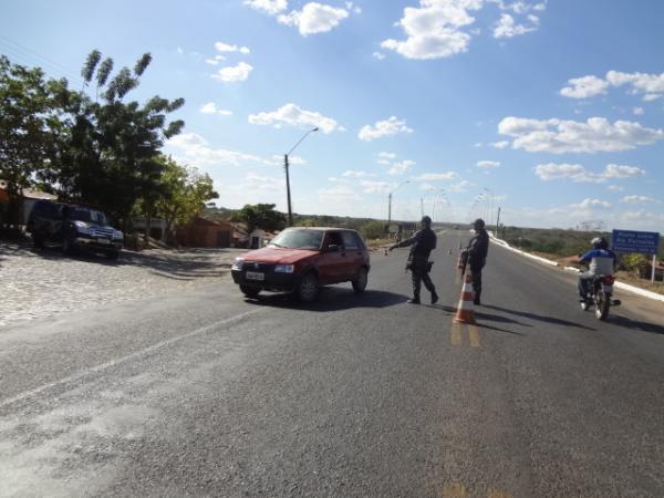 Polícia Militar realizou 'Operação Fronteira Segura' em Floriano
