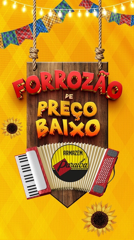 Confira o "Forrozão de Preço Baixo" no Armazém Paraíba