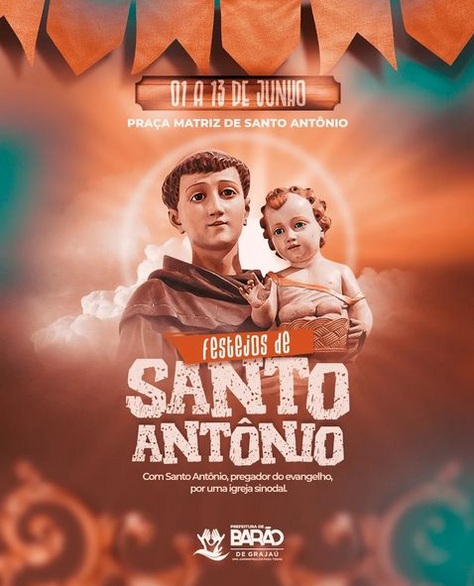 Festejo de Santo Antônio, em Barão de Grajaú, terá início dia 1º de junho