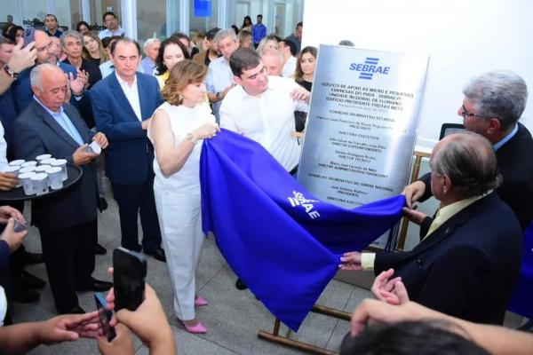 Vereadores de Floriano participam da inaugura&ccedil;&atilde;o da nova sede do Sebrae no munic&iacute;pio (Imagem:CMF)