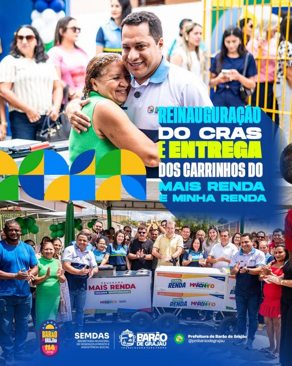 Prefeito Gleydson Resende participa de reinaugura&ccedil;&atilde;o do CRAS e entrega de equipamentos sociais(Imagem:Divulga&ccedil;&atilde;o)