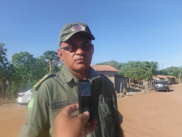 Tenente-Coronel Lisandro Hon&oacute;rio, Comandante do 3&ordm; Batalh&atilde;o de Pol&iacute;cia Militar de Floriano.(Imagem:FlorianoNews)