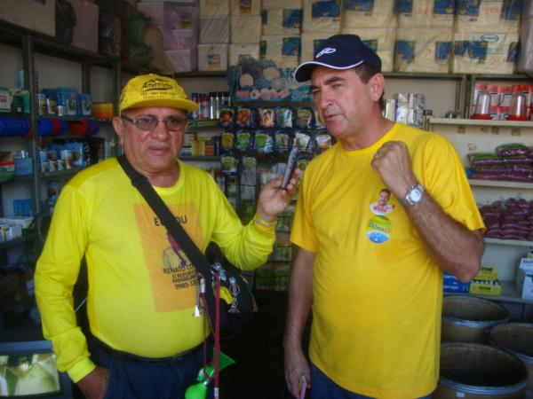 Entrevistando o vereador Antonio Reis(Imagem:reda&ccedil;&atilde;o)