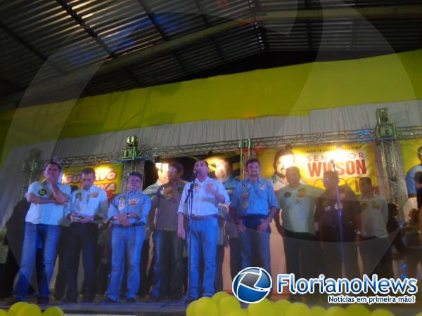 Gustavo Neiva inaugura comit&ecirc; e lan&ccedil;a campanha em Floriano.(Imagem:FlorianoNews)
