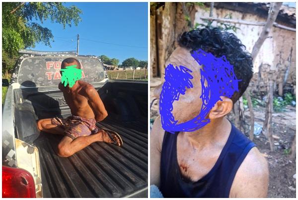 For&ccedil;a T&aacute;tica da PM prende acusado de tentativa de homic&iacute;dio em Floriano.(Imagem:Divulga&ccedil;&atilde;o/PM)