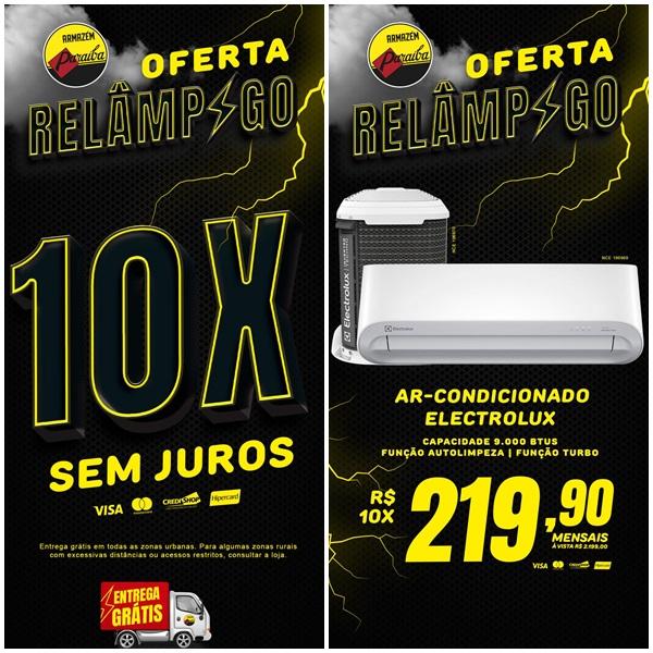 Armazém Paraíba de Floriano lança promoção relâmpago com preço de black e parcelamento em 10x(Imagem:Divulgação)