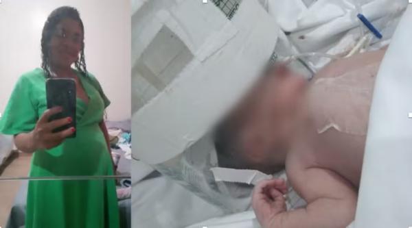 Bebê morre três meses após morte de mãe em parto por negligência médica, diz família