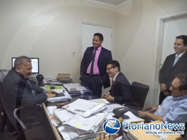 Secret&aacute;rio de Justi&ccedil;a inaugura obras salas do EJA na penitenci&aacute;ria de Floriano.(Imagem:FlorianoNews)