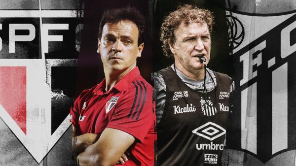 S&atilde;o Paulo e Santos encaram cl&aacute;ssico com objetivos diferentes(Imagem:Editoria de arte)