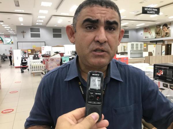 F. Costa, gerente do Armaz&eacute;m Para&iacute;ba.(Imagem:FlorianoNews)