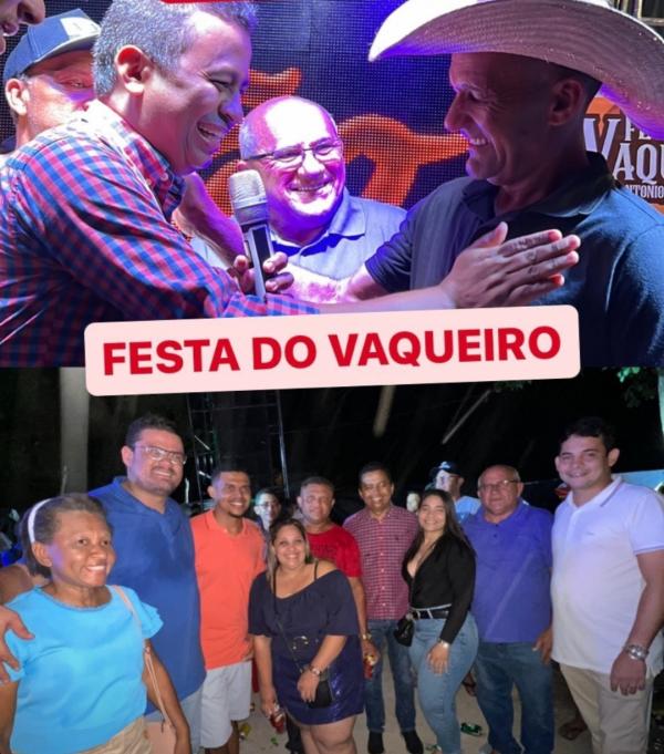 Deputado Francisco Costa celebra os 25 anos da Festa do Vaqueiro na localidade Saco em Floriano(Imagem:Reprodu&ccedil;&atilde;o/Instagram)