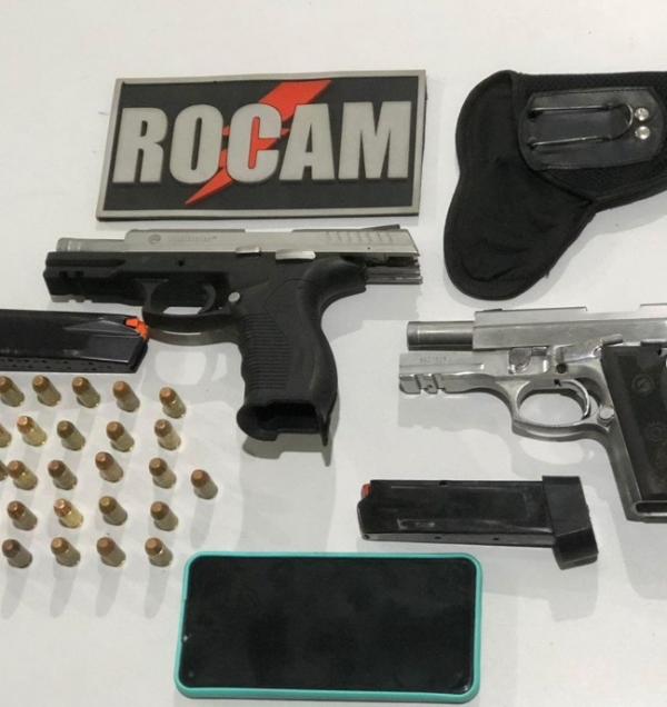 Ação rápida da Força Tática e ROCAM resulta em prisão de suspeitos armados em Floriano(Imagem:Reprodução/Instagram)