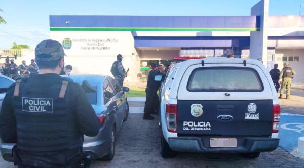Central de Flagrantes de Parna&iacute;ba, da Pol&iacute;cia Civil do Piau&iacute;.(Imagem:Divulga&ccedil;&atilde;o/PC-PI)