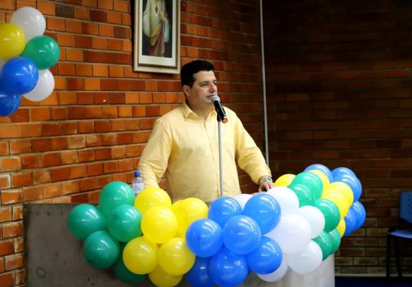  Gustavo Henrique (Patriota), candidato ao Governo do Piau&iacute;.(Imagem:Laura Moura /g1 )
