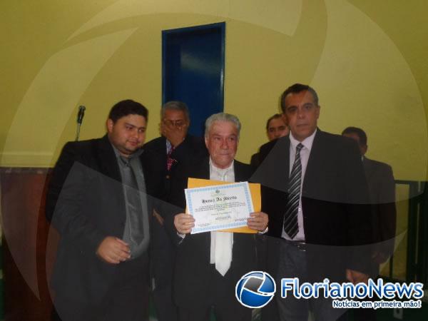  C&acirc;mara de Floriano realizou Sess&atilde;o Solene em homenagem ao Dia do Ma&ccedil;om.(Imagem:FlorianoNews)