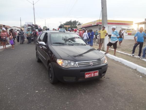 Acidente na Avenida Calisto Lobo. (Imagem:FlorianoNews)