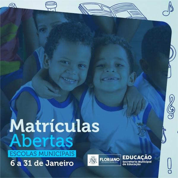Matrículas das escolas da zona rural de Floriano seguem até 31 de janeiro