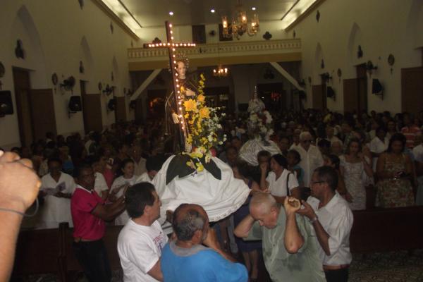 Encerramento do festejo de S&atilde;o Pedro de Alc&acirc;ntara. (Imagem:FlorianoNews)