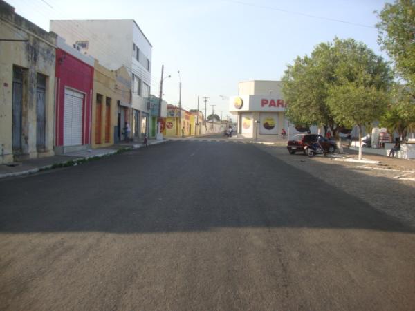 Centro de Floriano &aacute;s 6h da manh&atilde;(Imagem:reda&ccedil;&atilde;o)