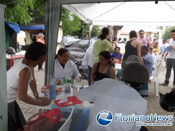 I Feira da Sa&uacute;de do PRO/PET leva exames gratuitos a florianenses.(Imagem:FlorianoNews)