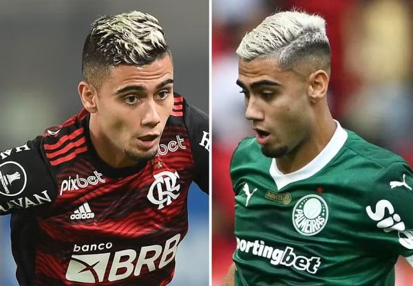 Andreas Pereira poderia estar do lado oposto em final entre Flamengo e Palmeiras