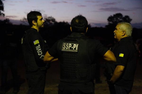  Secret&aacute;rio de seguran&ccedil;a participou de a&ccedil;&atilde;o em Piripiri.(Imagem: Divulga&ccedil;&atilde;o/Pol&iacute;cia Civil)