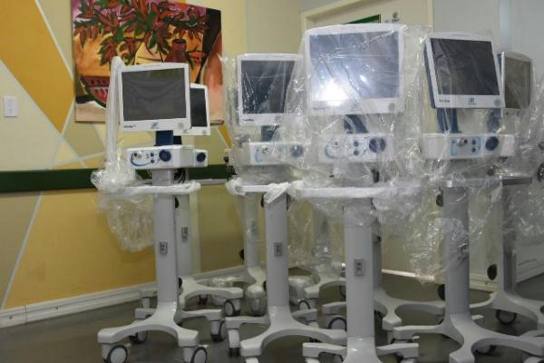 Ventiladores mec&acirc;nicos(Imagem:SECOM)