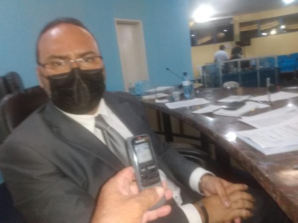 Presidente da C&atilde;mara Municipal, Joab Curvina(Imagem:FlorianoNews)