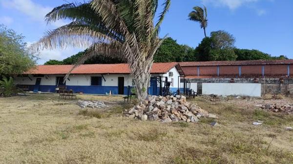 Reforma do CT Petr&ocirc;nio Portela, em Parna&iacute;ba(Imagem:Felipe Cruz)