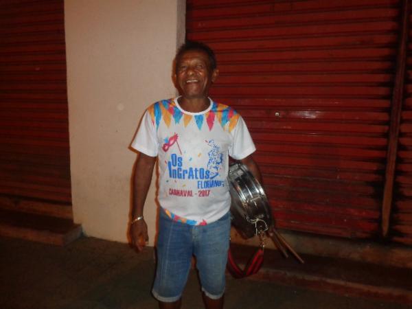 Negro C&iacute;cero, presidente do Bloco Tradi&ccedil;&atilde;o(Imagem:FlorianoNews)