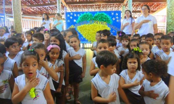 Atividades alusivas à Semana da Pátria iniciaram na Escola Pequeno Príncipe.(Imagem:EPP)