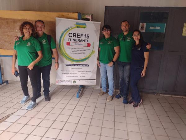 CREF15 realiza ação itinerante em Floriano e promove interação com profissionais de Educação Física