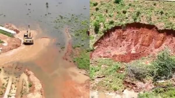 Mais de 15 famílias deixam casas no entorno de barragem com risco de rompimento no PI, diz Defesa Ci