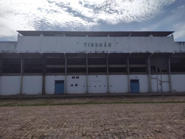 Est&aacute;dio Tiber&atilde;o, em Floriano(Imagem:FlorianoNews)